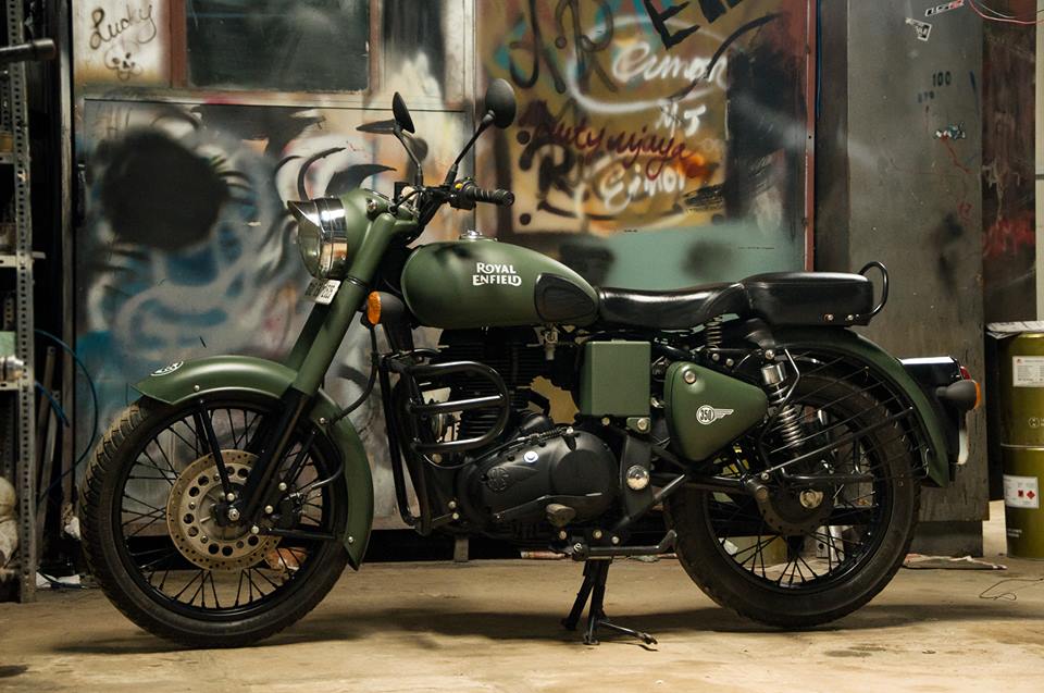 Р’РѕРµРЅРЅС‹Р№ РјРѕС‚РѕС†РёРєР» Royal Enfield Bullit